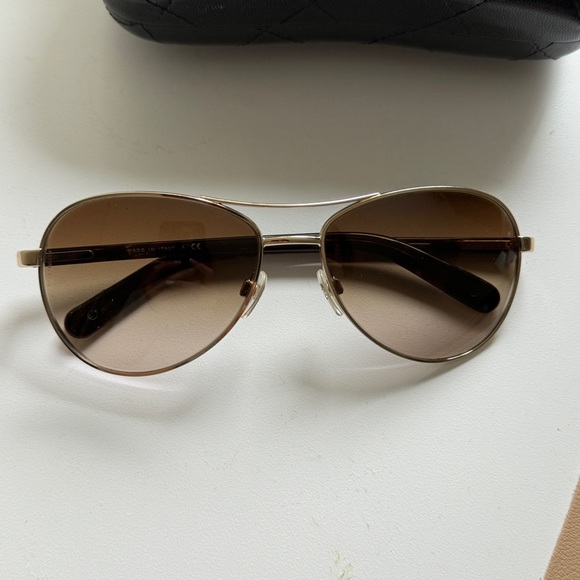 Chanel Aviator Brown Sunglasses - Picture 1 of 5